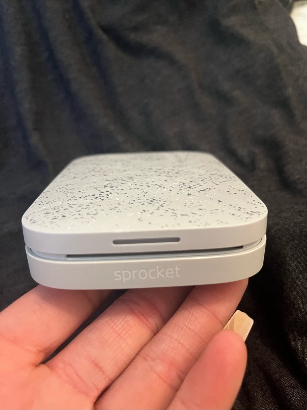 HP Sprocket Portable Photo Printer — Light Gray Speckled